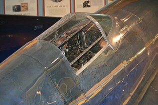 View through the canopy of the instrument panel