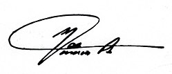 Marcos Pontesʼ signatur