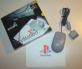 PlayStation Mouse, коврик для мыши и упаковка