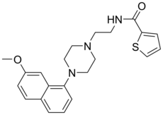 Skeletal formula of S-14671