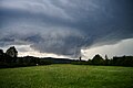 Superzelle samt Wallcloud bei Fürstenfeld