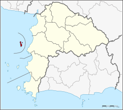 District location in Chonburi province