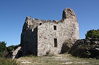 Gesamtansicht der Burg von Süden