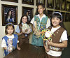 Girl Scouts learning at NASA