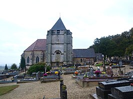 De kerk van La Saulsotte