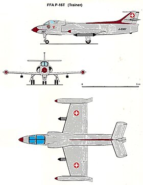 vue en plan de l’avion