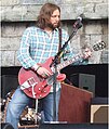 Rich Robinson of The Black Crowes, playing his Gibson ES-335.