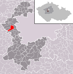 Rudná – Mappa