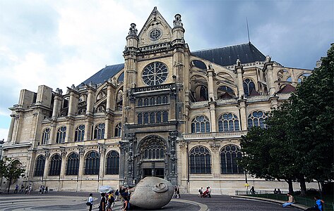 Chiesa di Saint-Eustache (1532–1640), chiesa gotica con ornamenti rinascimentali