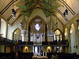 Stiftskirche in Stuttgart, früher Hallenkirche, jetzt Abseitensaal