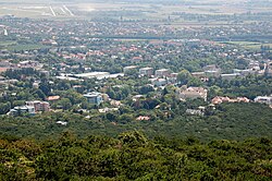 pohled na město z Harzbergu („smolné hory“)