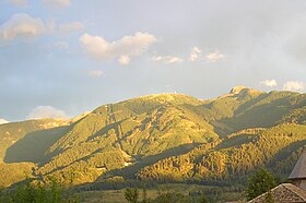 Vue de la montagne.