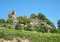 Ruine der Burg Pierre-Percée bei Badonviller (Vogesen)