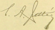 Signature de Louis-Amable Jetté