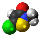 Struttura tridimensionale del metilcloroisotiazolinone