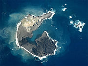 Nishinoshima in 1978, na de eerste eruptie.