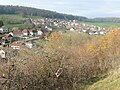 Vue d'ensemble du village.