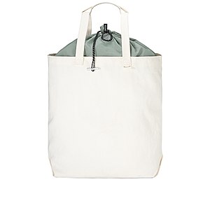 A tote bag made of Manilla hemp, produced by the Swiss bag company QWSTION