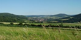 Rhönlandschap bij Tann