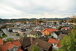 View of the city centre