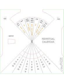 Parte superiore quadrata da sovrapporre alla parte inferiore rotonda con un perno centrale. Ritagliate opportunamente