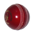 Image 3In men's cricket the ball must weigh between 5.5 and 5.75 ounces (155.9 and 163 g) and measure between 8.81 and 9 in (22.4 and 22.9 cm) in circumference. (from Laws of Cricket)