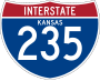 Interstate 235 marker