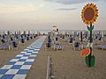 La spiaggia di Jesolo.