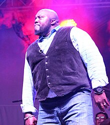 Sugaray Rayford in 2017 at the Montreal International Jazz Festival