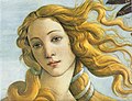 Sandro Botticelli, Detalle de El nacimiento de Venus