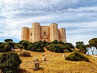 Dät Castel del Monte, een Slot uut dät 13. Jierhunnert in Italien