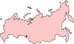 Localização de Omsk