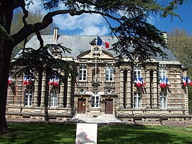 The town hall in Harfleur