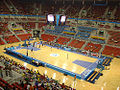 HSBC Arena, site des compétitions de gymnastique artistique, rythmique et du trampoline.