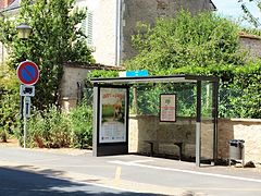 L'arrêt de bus L'Aile Bleue.