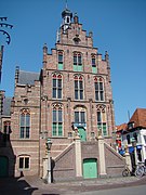 Stadhuis van Culemborg, perfecte combinatie van baksteen en steenhouwwerk