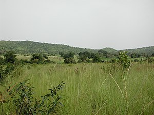 Landscape near Gbomblora town on the road between Batie and Gaoua