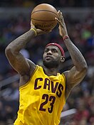 LeBron James, jucător american de baschet