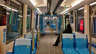 Interior view of the MPM-10 Azur train