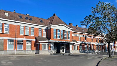 La gare de Roux.