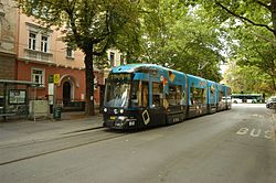 Raitiovaunu Grazissa