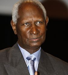 Abdou Diouf (27. srpna 2008)