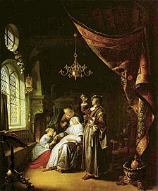 De waterzuchtige vrouw Gerrit Dou