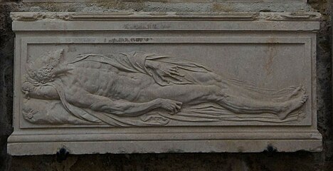 Gisant de Jérome « Burgensis » (cathédrale Saint-Étienne de Châlons)