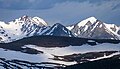 Howard Mountain (left) and Mt. Cirrus (right)