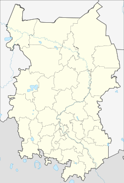 Chernoluchinsky is located in Omsk Oblast