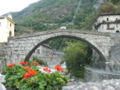 Die römische Brücke von Pont-Saint-Martin