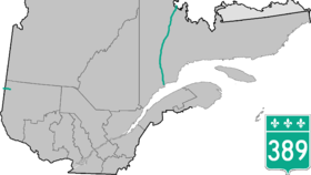 Image illustrative de l’article Route 389 (Québec)