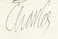 Firma de Carlos IX de Francia