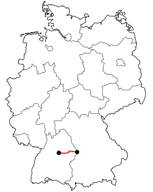 Verlauf der B 29